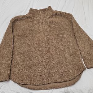 Kookaburra By UGGs Cozy Tan Half Zip Sweater